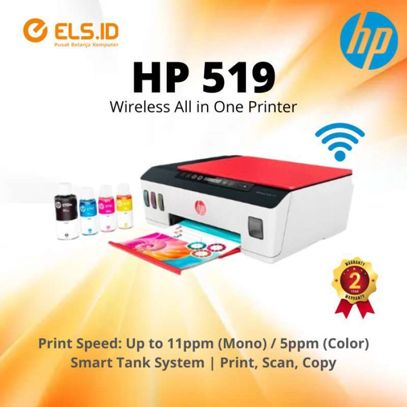 Jual HP Smart Tank 519 Wireless All in One di Seller ELS Computer ...