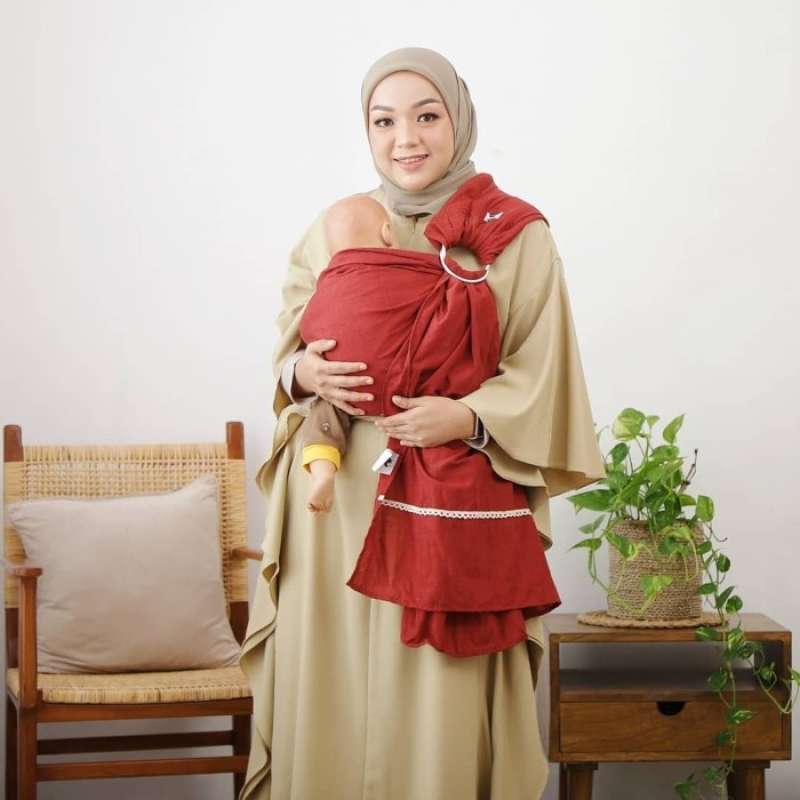Jual Gendongan WOVEN NaNa Baby Ring Sling kain tenun cotton premium