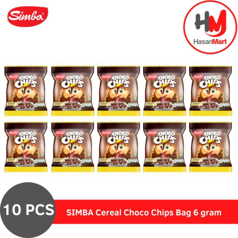 Promo SIMBA Cereal Choco Chips Bag 6 gram [10 PCS] di Seller HASAN MART ...