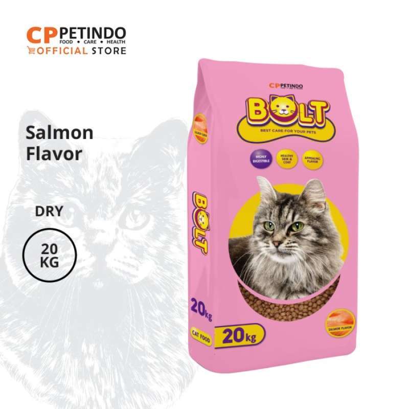 Jual Cppetindo Bolt Salmon Cat Food 20Kg di Seller DENTA PET SHOP