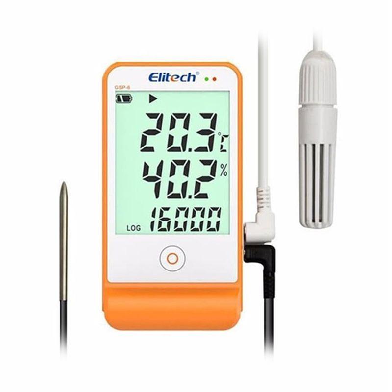 Jual Elitech Gsp6 Thermometer Hygrometer Temperature & Humidity Data