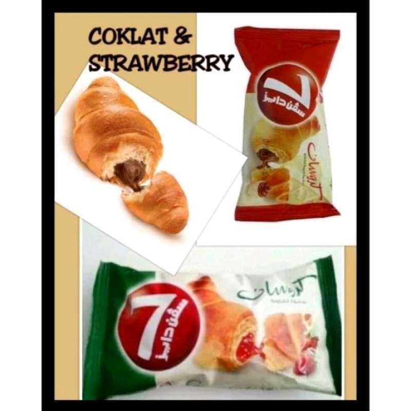 Jual 7 Days Roti Croissant original Arab Saudi 1 pcs di Seller Toko ...