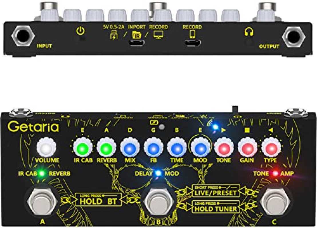 Promo Getaria Multi Effects Pedal Guitar Pedals Effects Combined Delay