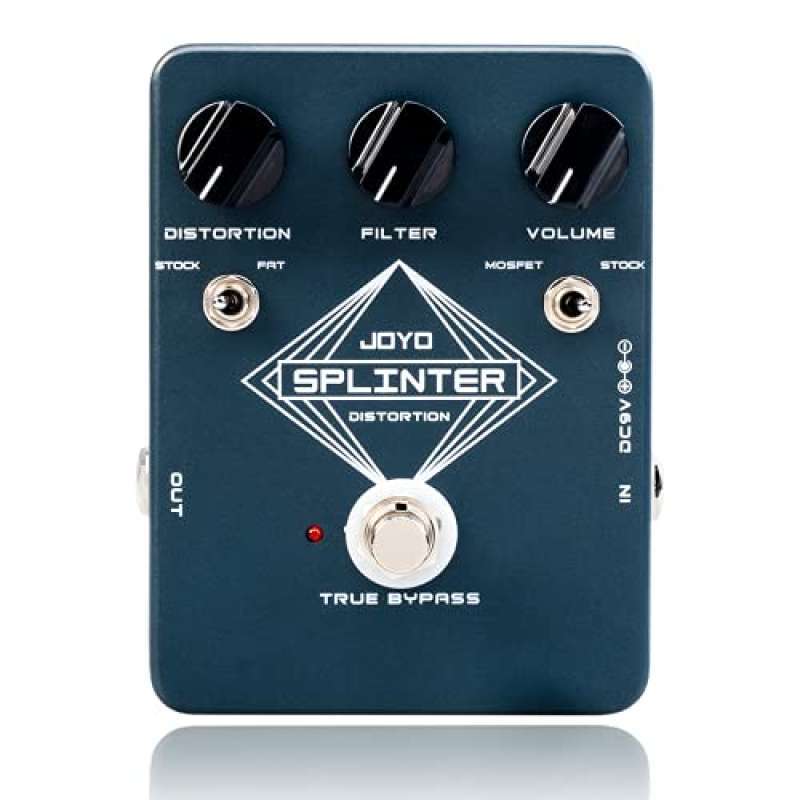 Promo JOYO Distortion Guitar Effect Pedal with Selectable MOSFET & FAT