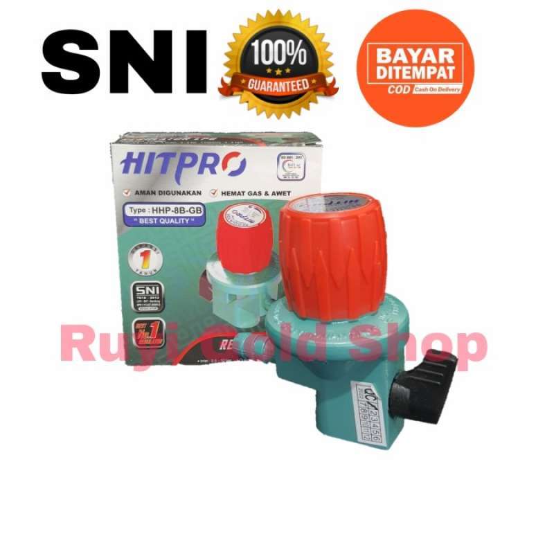 Promo REGULATOR GAS LPG TEKANAN TINGGI TANPA METER HITPRO SNI Diskon 23