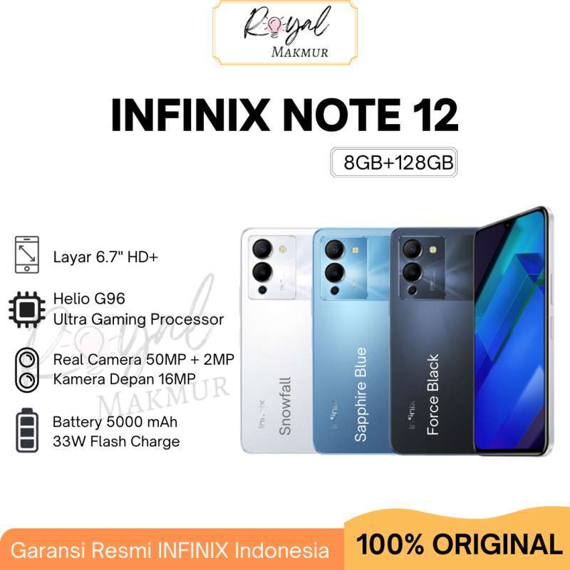 Jual Infinix Note 12 [8/128GB] Garansi Resmi di Seller Royal Makmur ...