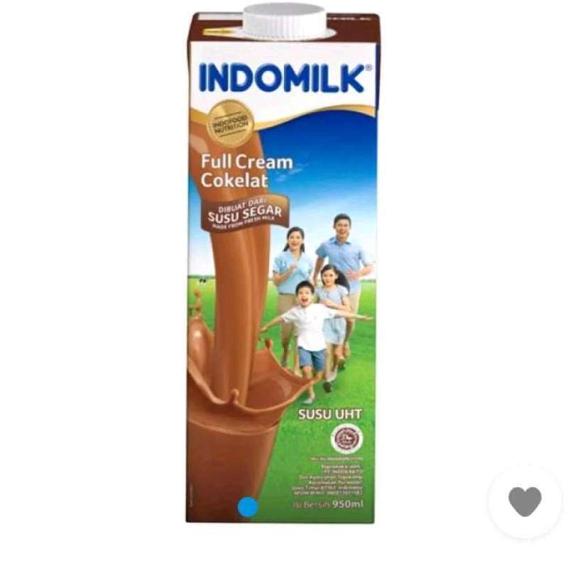 Jual INDOMILK SUSU UHT CREAM COKELAT 950 ML di Seller