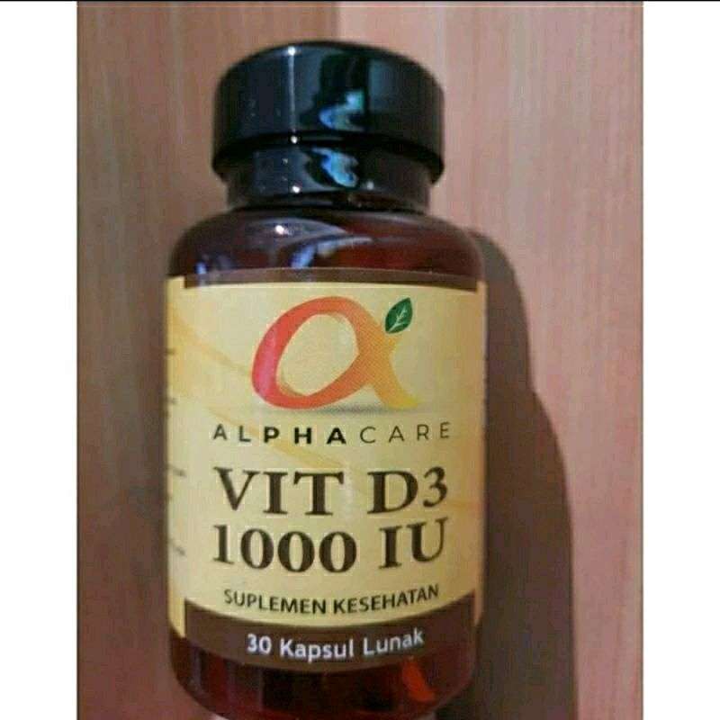 Vitamin D3 1000 Iu Alphacare Lengkap Harga Terbaru Maret 2024 Blibli