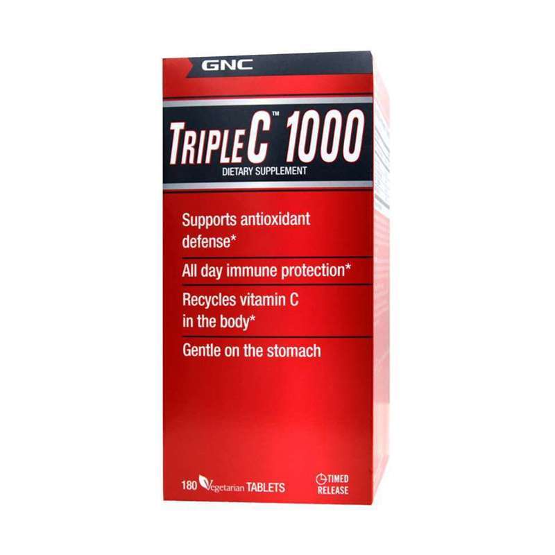Jual Gnc Triple C 1000 mg Multivitamin [180 Vegetarian Tablet] di