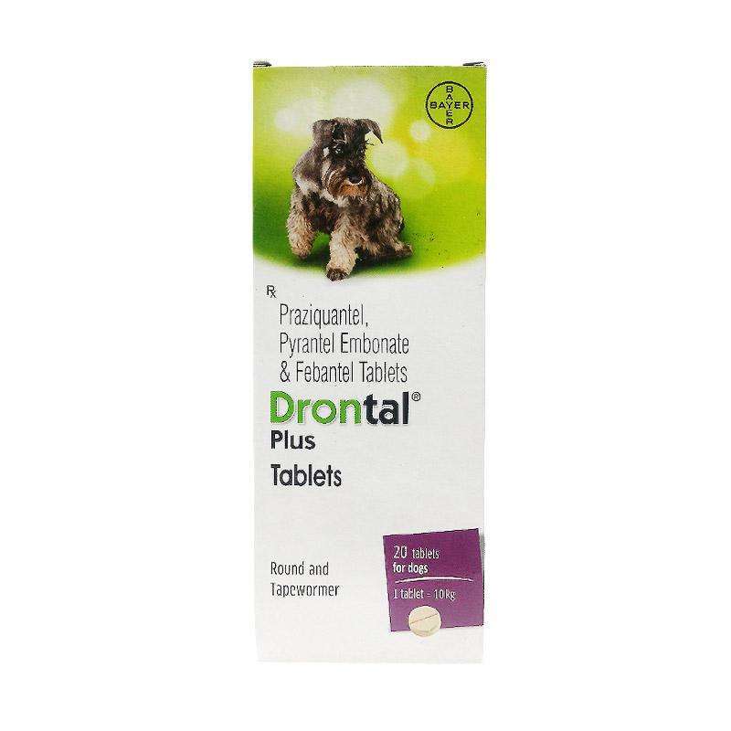 Jual Drontal Dog Obat Cacing Anjing [3 tablet] Putih di Seller