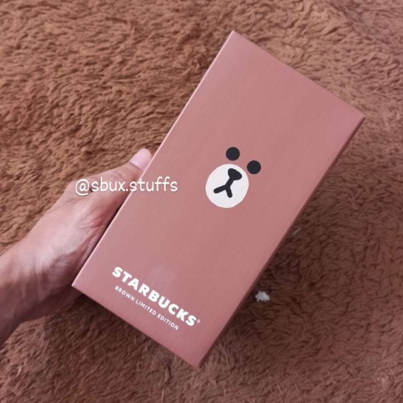 Jual Starbucks Tumbler Line Friends Brown Limited Edition Box Only di