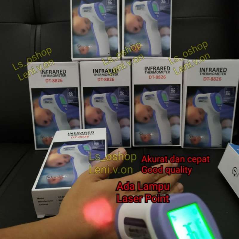 Jual Thermometer Infrared Laser Point DT8826 / Termometer DT 8826