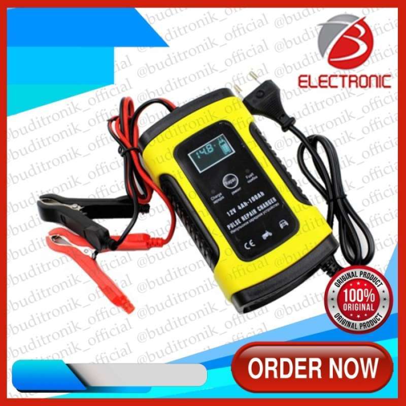 Jual ALAT CAS AKI & REPAIR AKI. Merek FOXSUR 12V.5A UPDATED VERSI 7.0