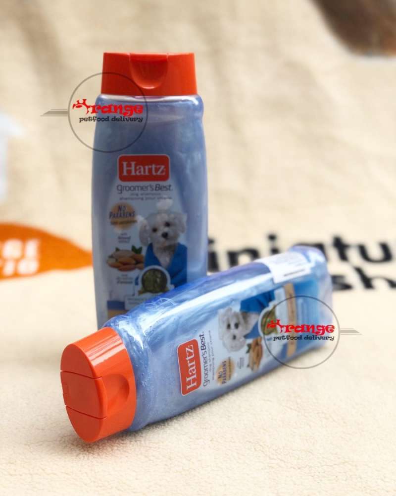 Promo hartz with almond extract whitening dog shampoo anjing 532 ml