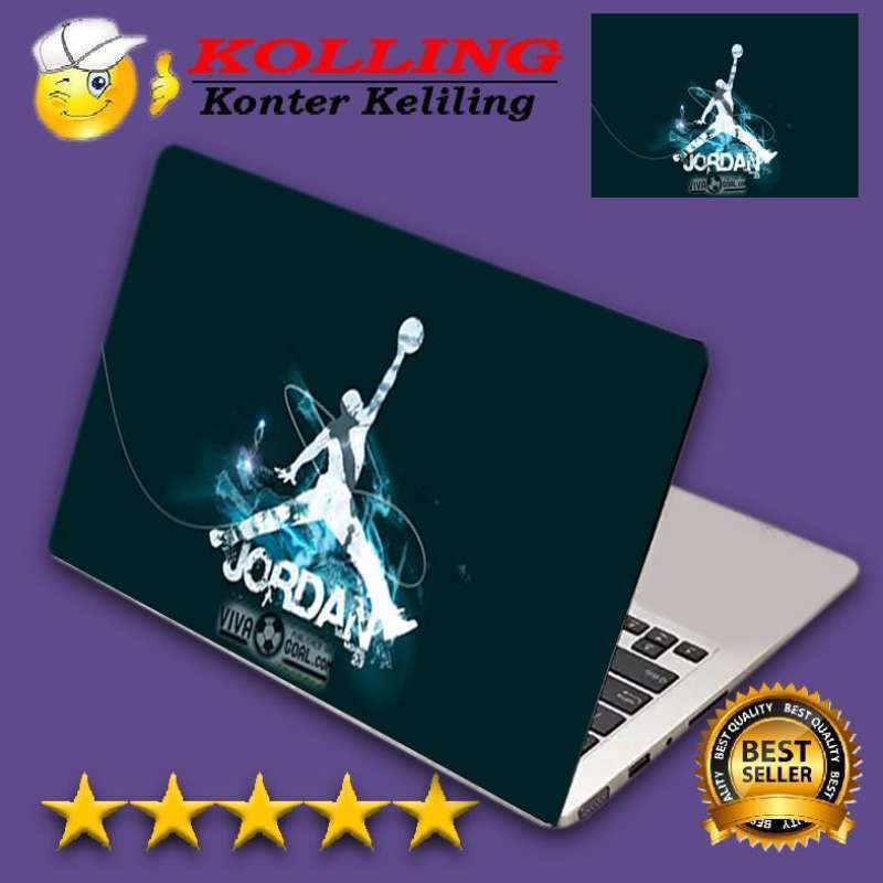 Jual Garskin Laptop logo art michael jordan Skin Laptop Stiker Laptop