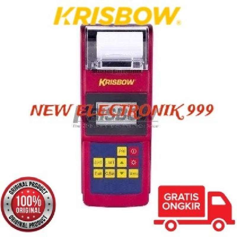 Jual KRISBOW COATING THICKNESS GAUGE 01250UM W/PRINT 10238109 di