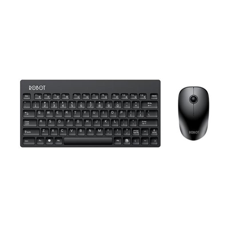 Promo ROBOT KM3000 Wireless Desktop Keyboard and Mouse Diskon 3% di