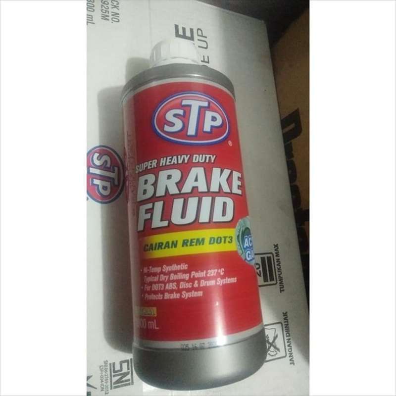 Jual Cairan Minyak Rem Brake Fluid DOT 3 Netral Putih Clear STP 1 Liter
