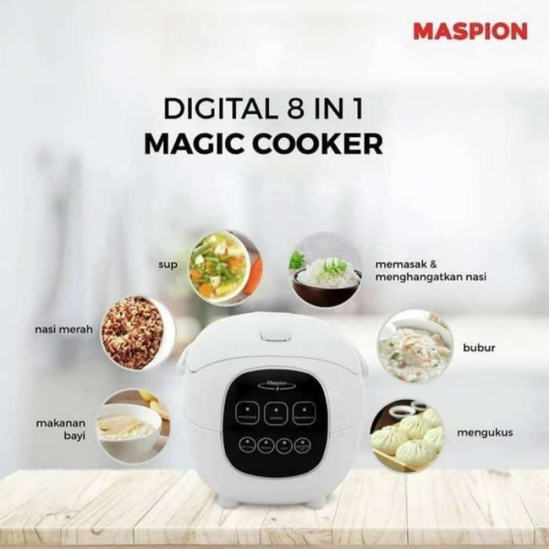 Promo Maspion MRJ1059C Rice Cooker [Magic Com] Digital Kapasitas 1 ...