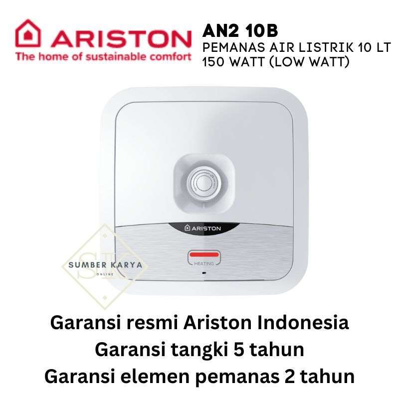 Jual Ariston Water heater AN2 10B Pemanas air listrik AN2 10 B [10lt