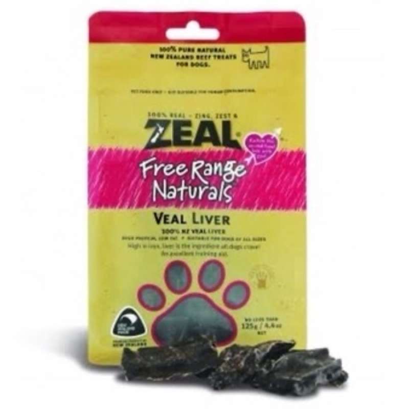 Jual ZEAL Veal Livers Freeze Dried Snack 125gr Dog Cat Snack Treats
