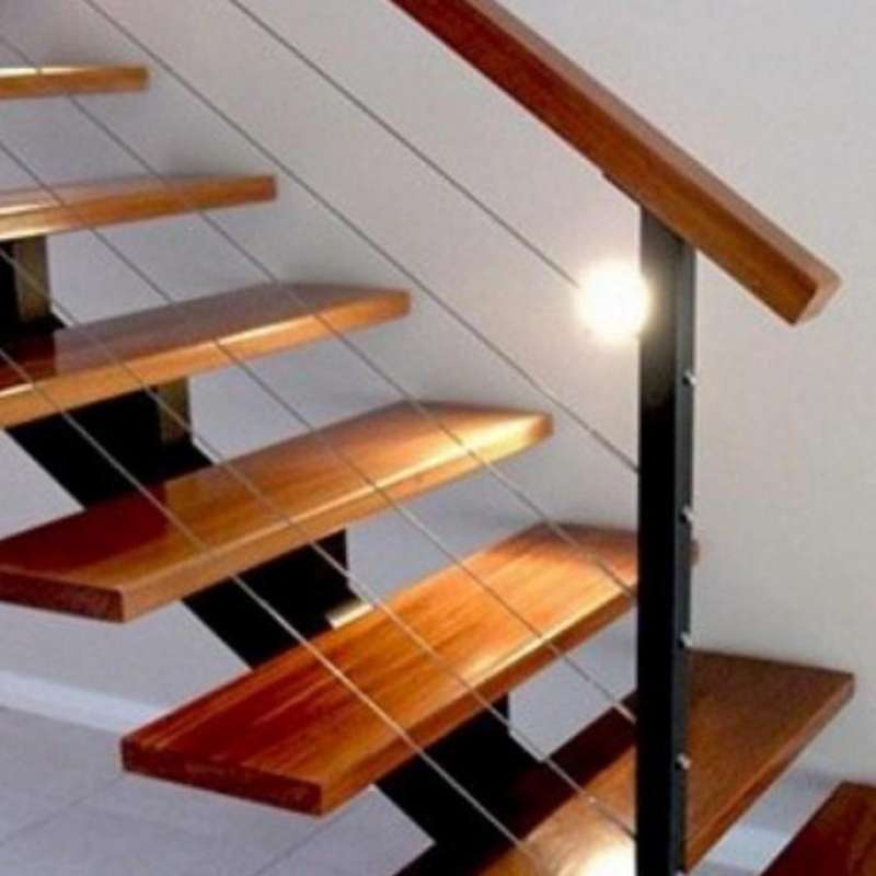 Jual Promo Anak Tangga Kayu Mahoni Papan Tangga Kayu Minimalis Di