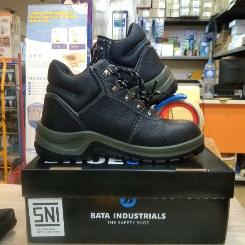 Promo Sepatu Safety Bata Industrials Darwin Black Original Diskon 8 di