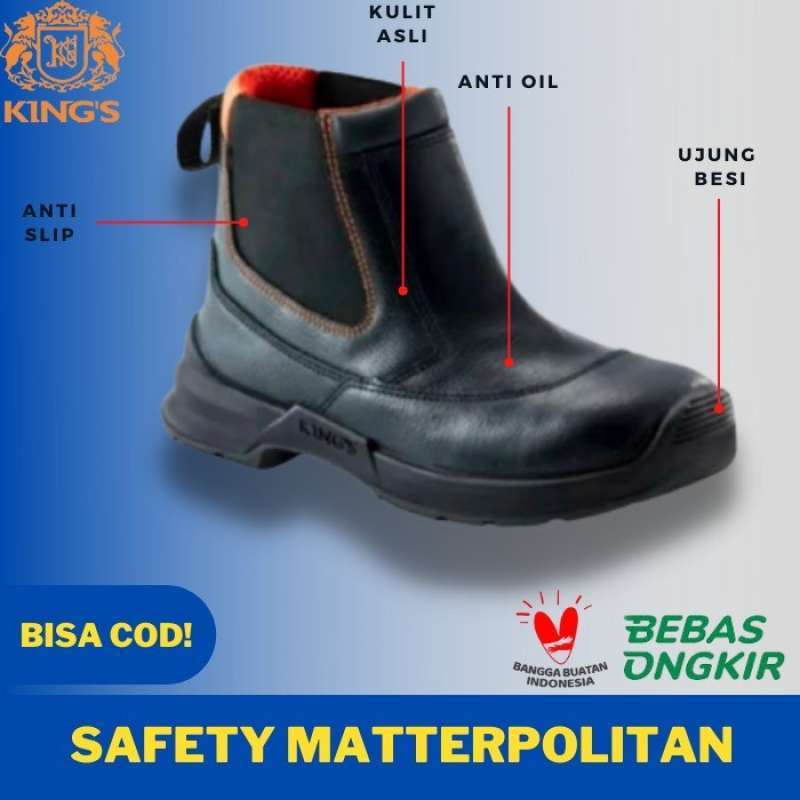 Promo Sepatu Safety King / Kings / King's Glodok KWD 106X/706X [LTC