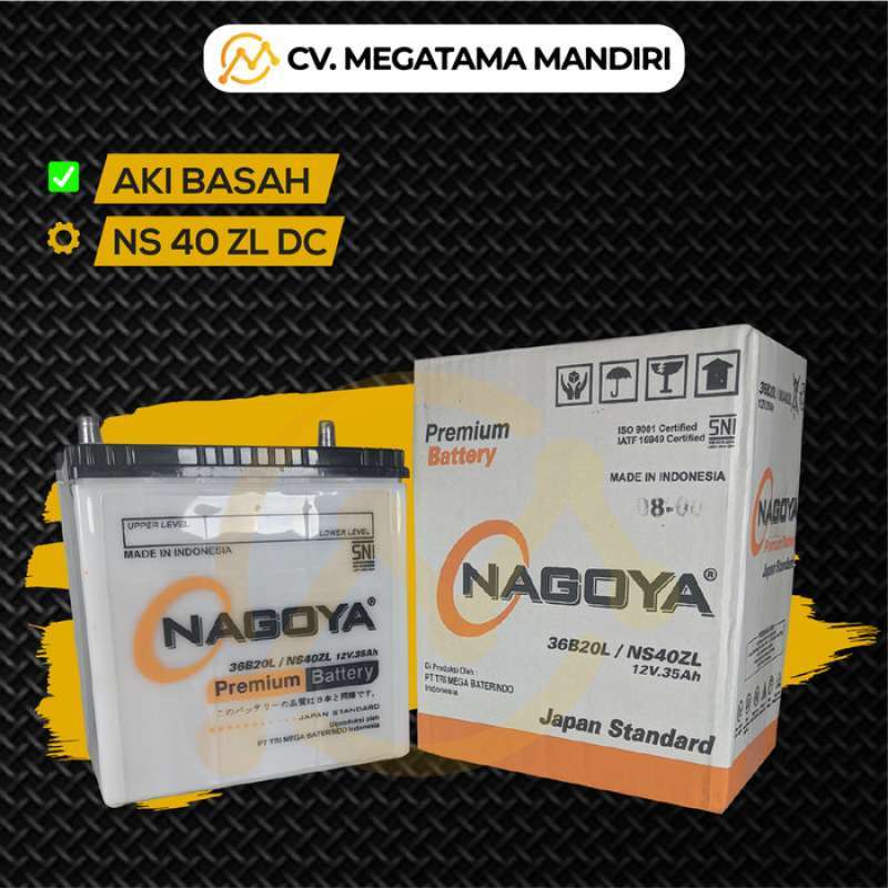 Promo Aki AGYA NS 40 ZL NAGOYA Diskon 23% di Seller Cintamotormu - Duri