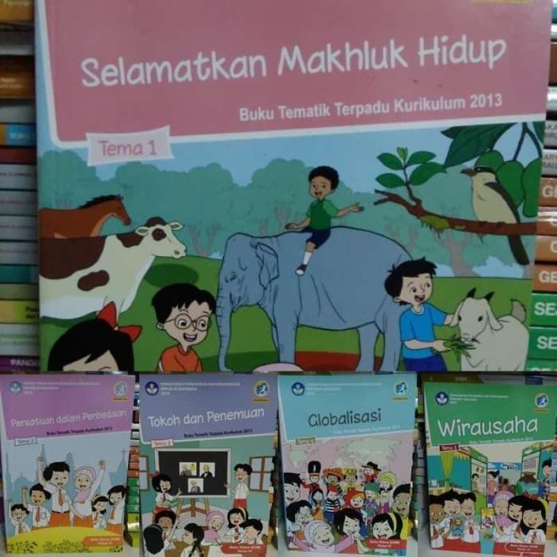 Jual Tematik SD Kelas 6 Semester 1 K 13 Rev 2018 Tema 1 2 3 4 5 - 3 di ...