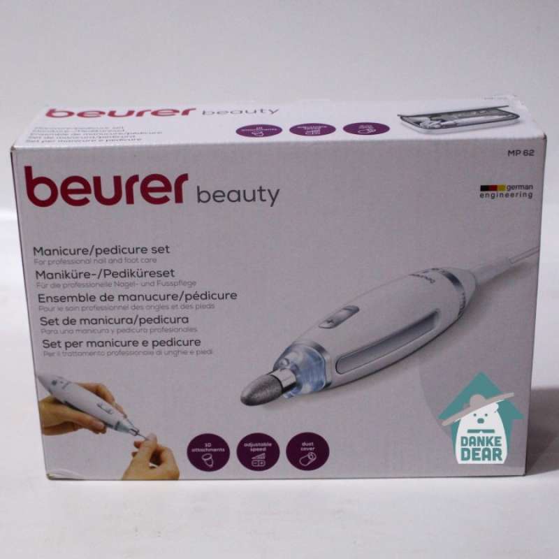 Jual Beurer MP 62 Electric Manicure / Pedicure Set with 10 Tips, LED Light di Seller Alfa Happy