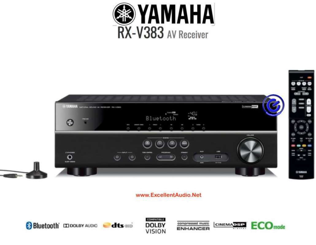Jual Yamaha RXV383 RX V383 Bluetooth USB AV Receiver home theatre