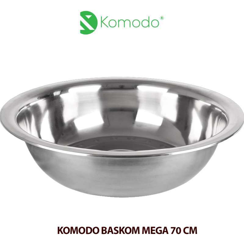 Jual Baskom Mega KOMODO 70 CM / Baskom Stainless Besar / Baskom Jumbo