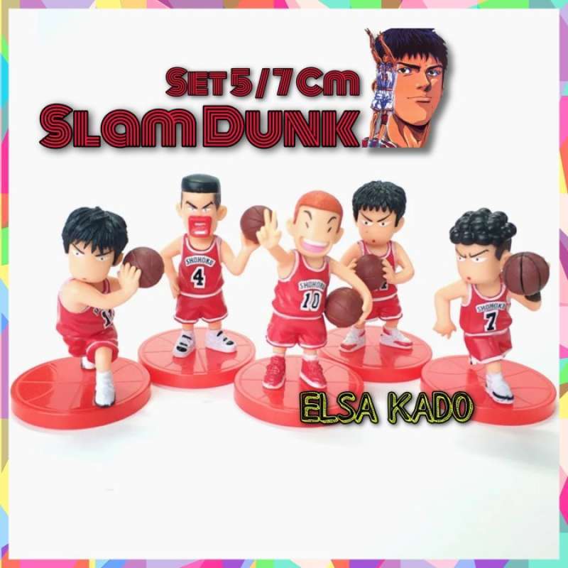 SLAM DUNK - Set De 5 Figurines PVC Shohoku Starting Member - Union Creative - Neuf