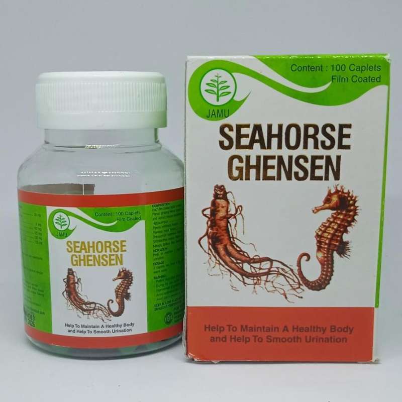 Jual SEHAT GINJAL OBAT HERBAL SEAHORSE GHENSHEN KIDNEY ORI di Seller