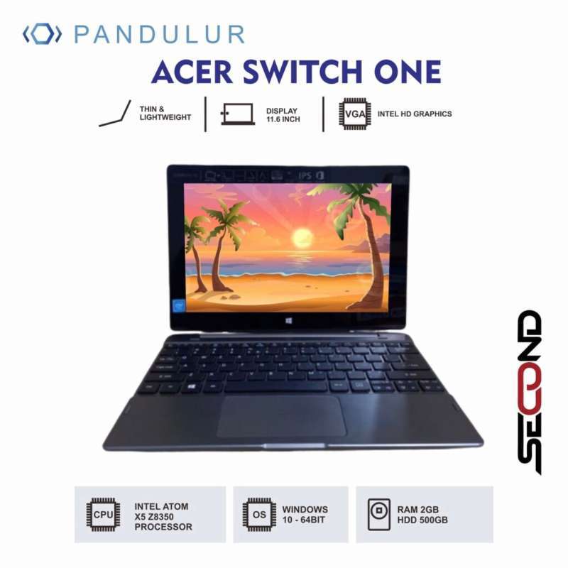 Jual NOTEBOOK ACER SWITCH ONE 21 touch di Seller Pandulur Computer
