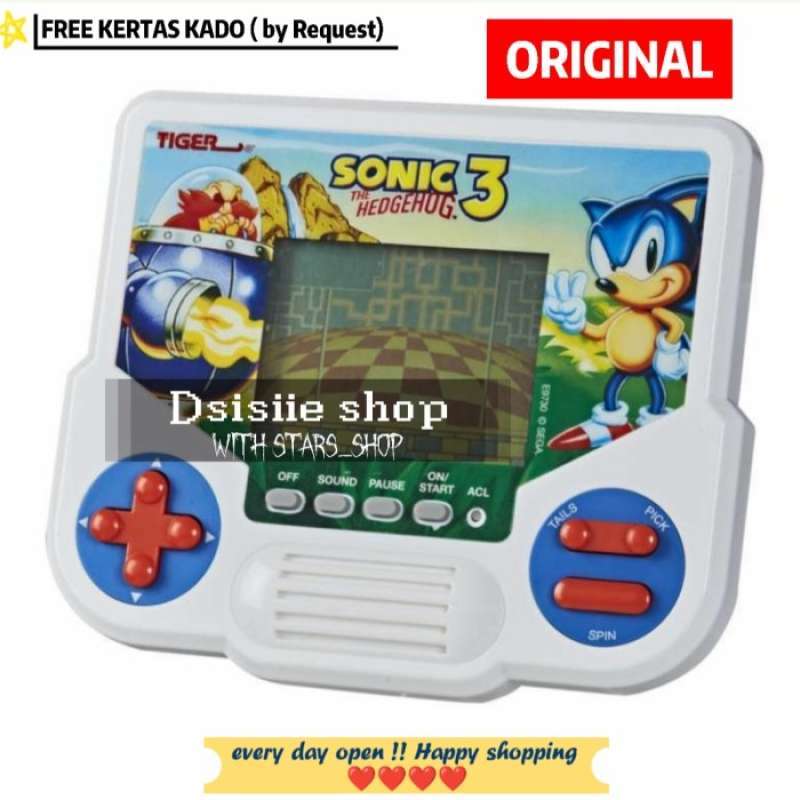 Jual Tiger Electronics Sonic The Hedgehog 3 Retro Game Original Hasbro ...