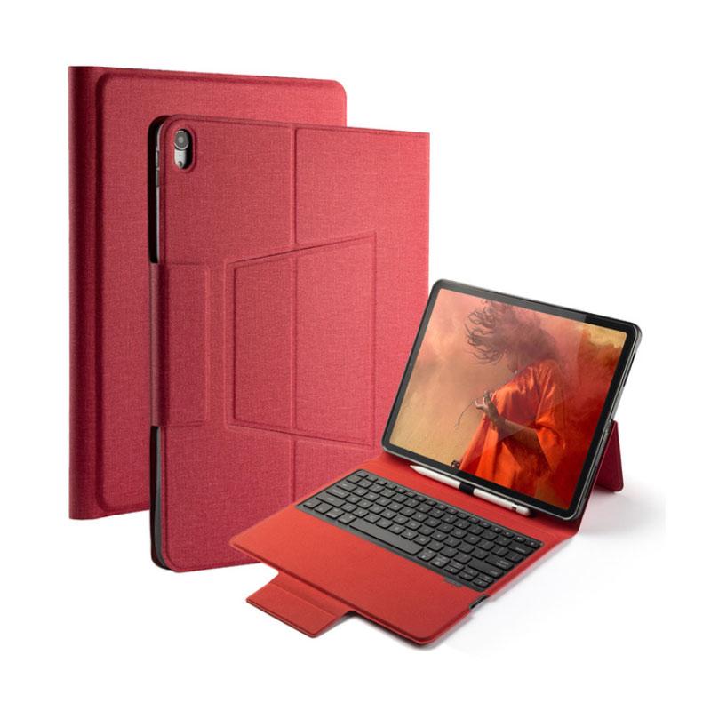 Promo Smart Case Keyboard Ipad Pro 12.9 inch 2018 Premium Leather
