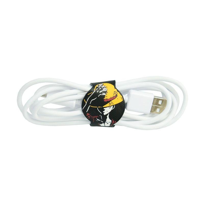 Jual KELONTONG UNIK - Cord Holder KULIT- Klip Kabel