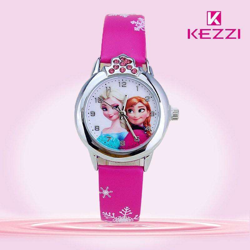 Jual Jam Tangan Anak Perempuan Princess Elsa Anna Frozen di Seller