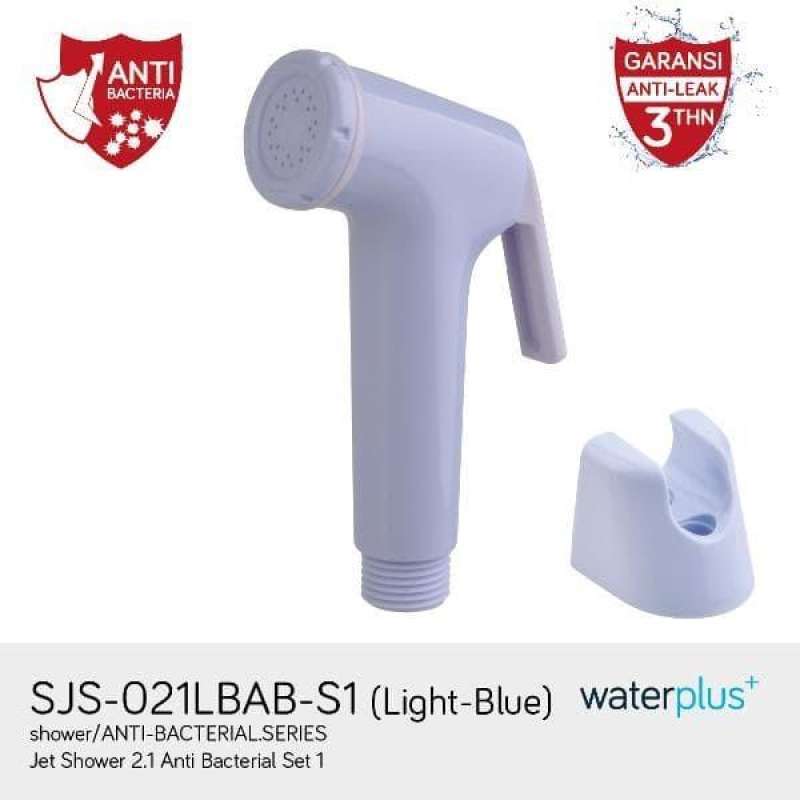 Jual Jet Shower Water Plus SJS 021 Light Blue Anti Bacteria di Seller