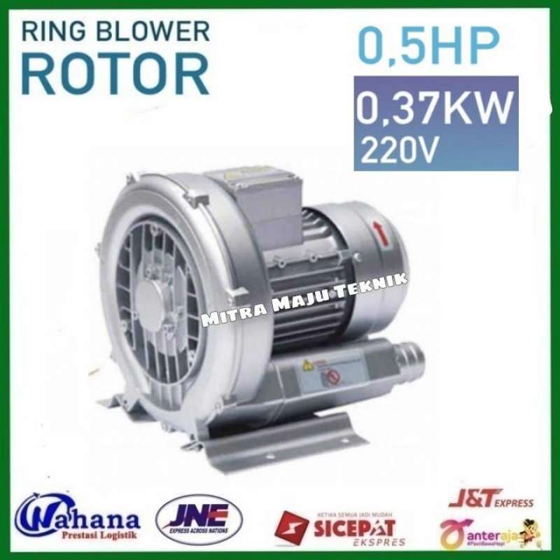 Jual Ring Blower 370 Watt 220v Blower Kolam 370 Watt Blower Tambak ...