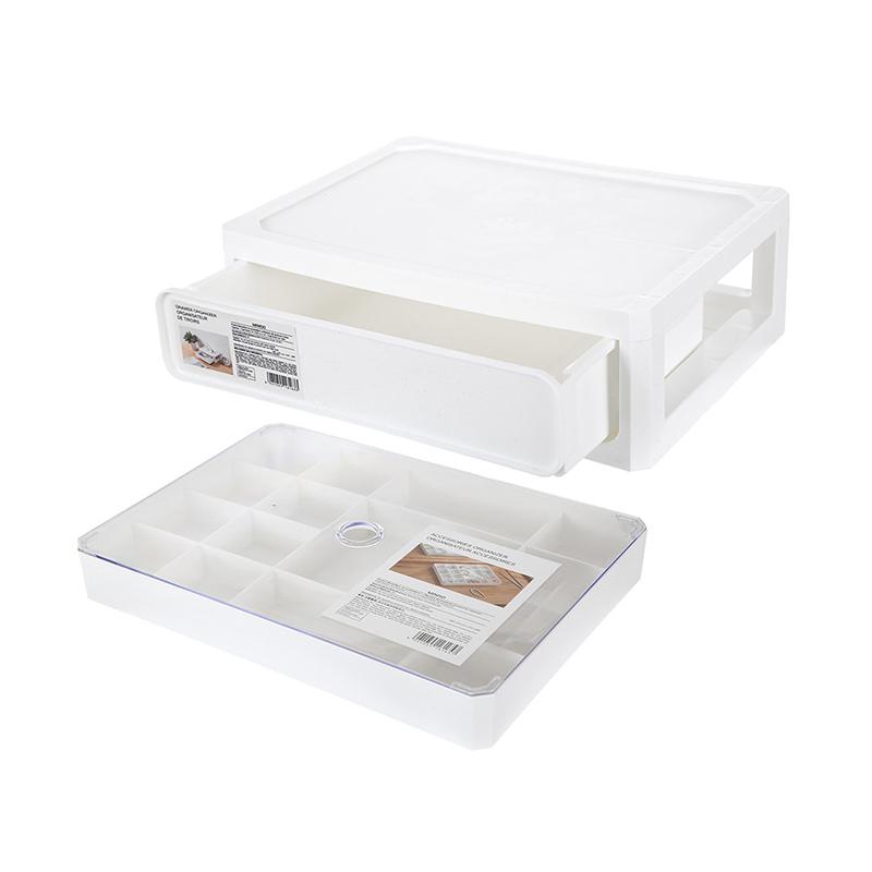 Jual Miniso Official Combined Single Layer Drawer Storage Box di Seller