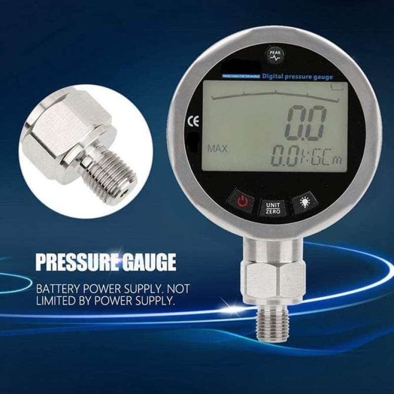 Promo Hydraulic Pressure Gauge 060 MPa Kpa PSI Kgf cm2 Digital