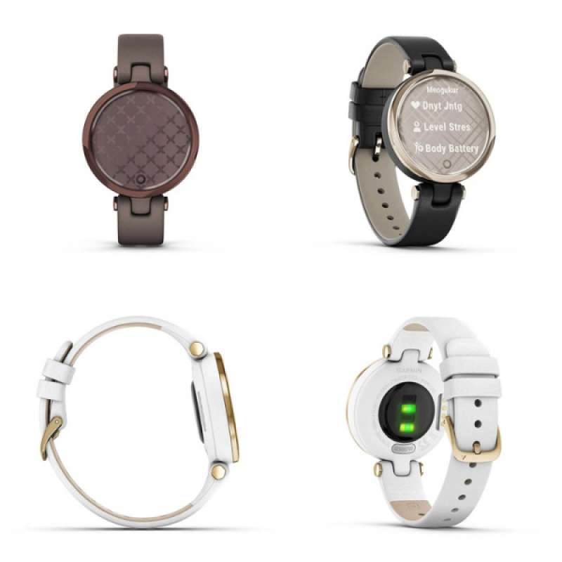 Promo Garmin Lily Classic Smartwatch Leather Band Garansi Tam 2th