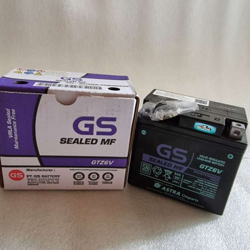 Jual BATERAI BATERE AKI KERING GS ASTRA GTZ6V VARIO 150 HK di Seller