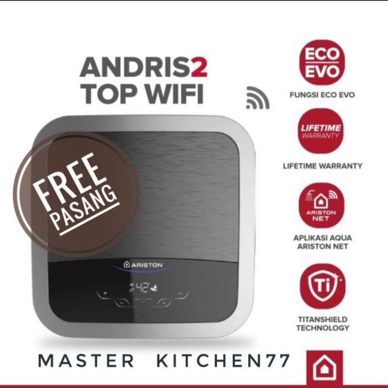 Jual Water Heater Ariston Andris2 Top Wifi 15 Liter di Seller MASTER