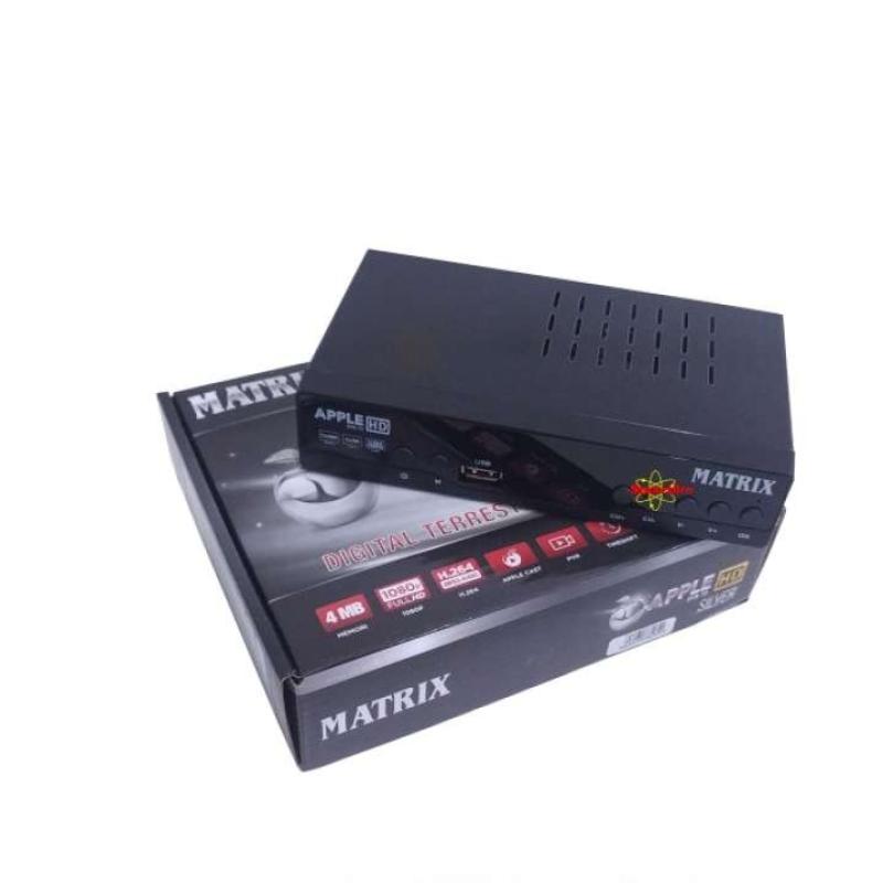 Jual Set Top Box TV Digital Matrix Apple HD DVBT2 Bisa Youtube Silver