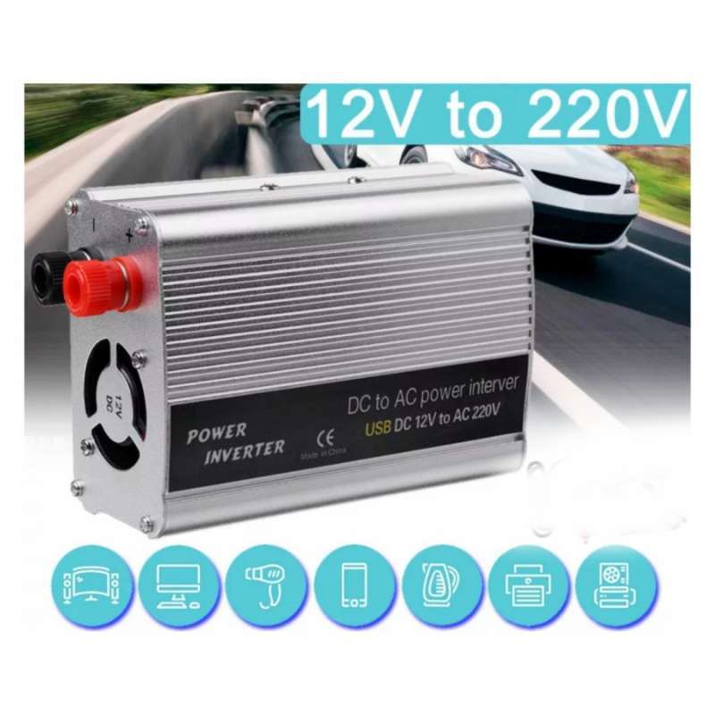 Jual optimus inverter 12v DC to AC power konverter charger mobil 1000w ...