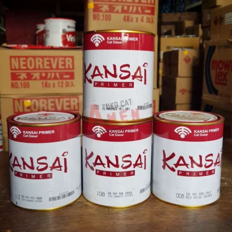 Promo KANSAI ZINC CHROMATE PRIMER 1KG HIJAU 113 / CAT DASAR KAYU DAN